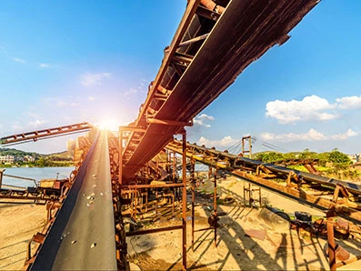 Conveyor Belt Used in Building Construction