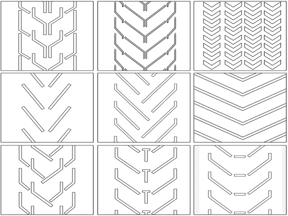 patterned conveyor belt